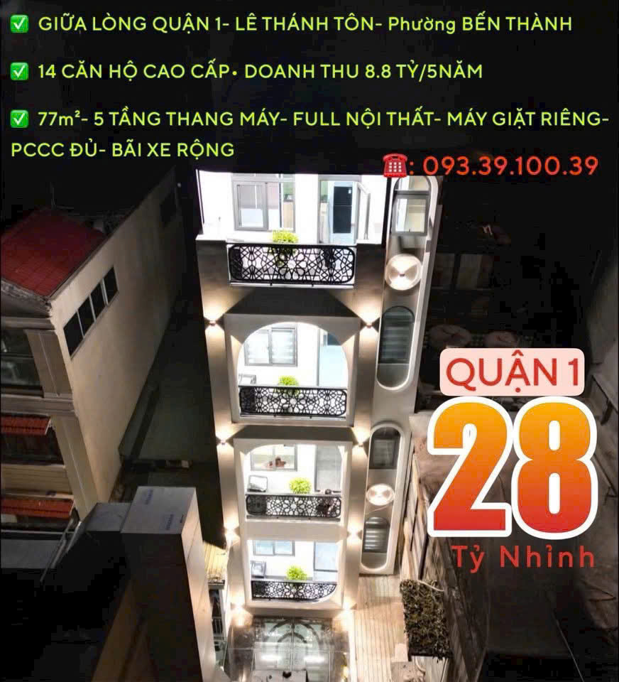 CƠ HỘI ĐẦU TƯ AN TOÀN– DÒNG TIỀN ỔN ĐỊNH TRÊN 2 TỶ/NĂM- CHDV CÁC QUẬN TRUNG TÂM: chỉ từ 11 Tỷ. LH: - Ảnh 2