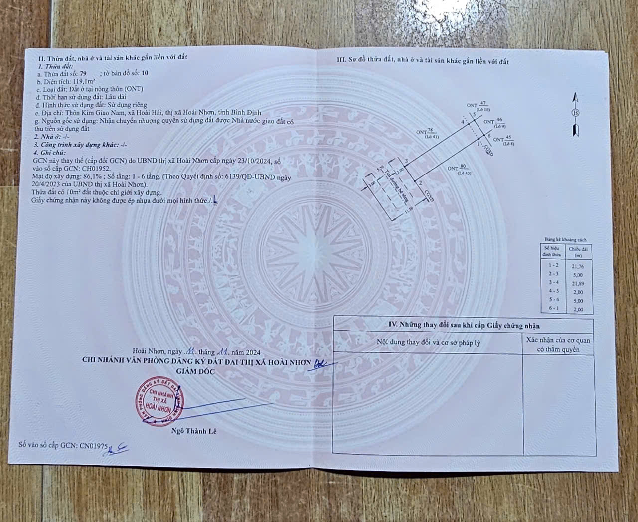 Tôi Chính chủ cần bán đất biển khu du lịch Biển Hoài Hải,TX Hoài Nhơn, Bình Định 3 lô liền kề 15×24 - Ảnh chính