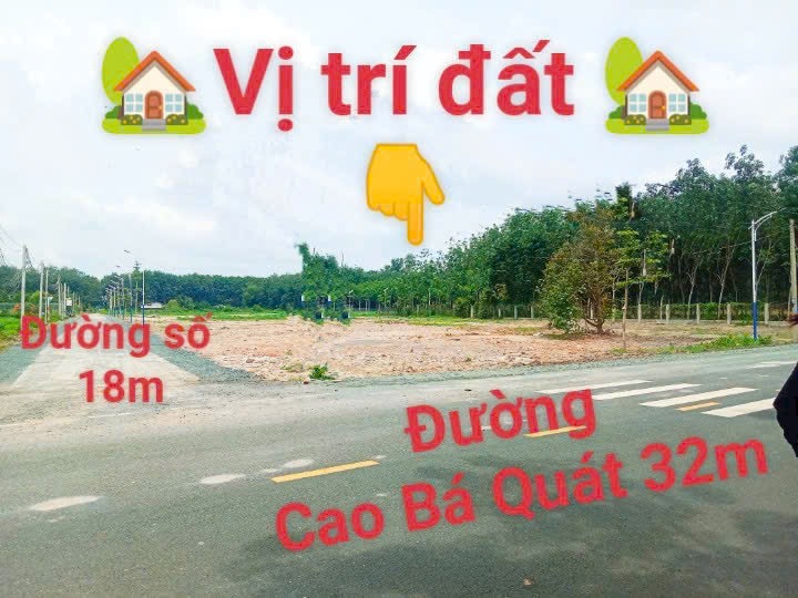 NỀN ĐẤT MẶT TIỀN CAO BÁ QUÁT – GẦN QUỐC LỘ 13, THỊ TRẤN CHƠN THÀNH, BÌNH PHƯỚC - Ảnh chính