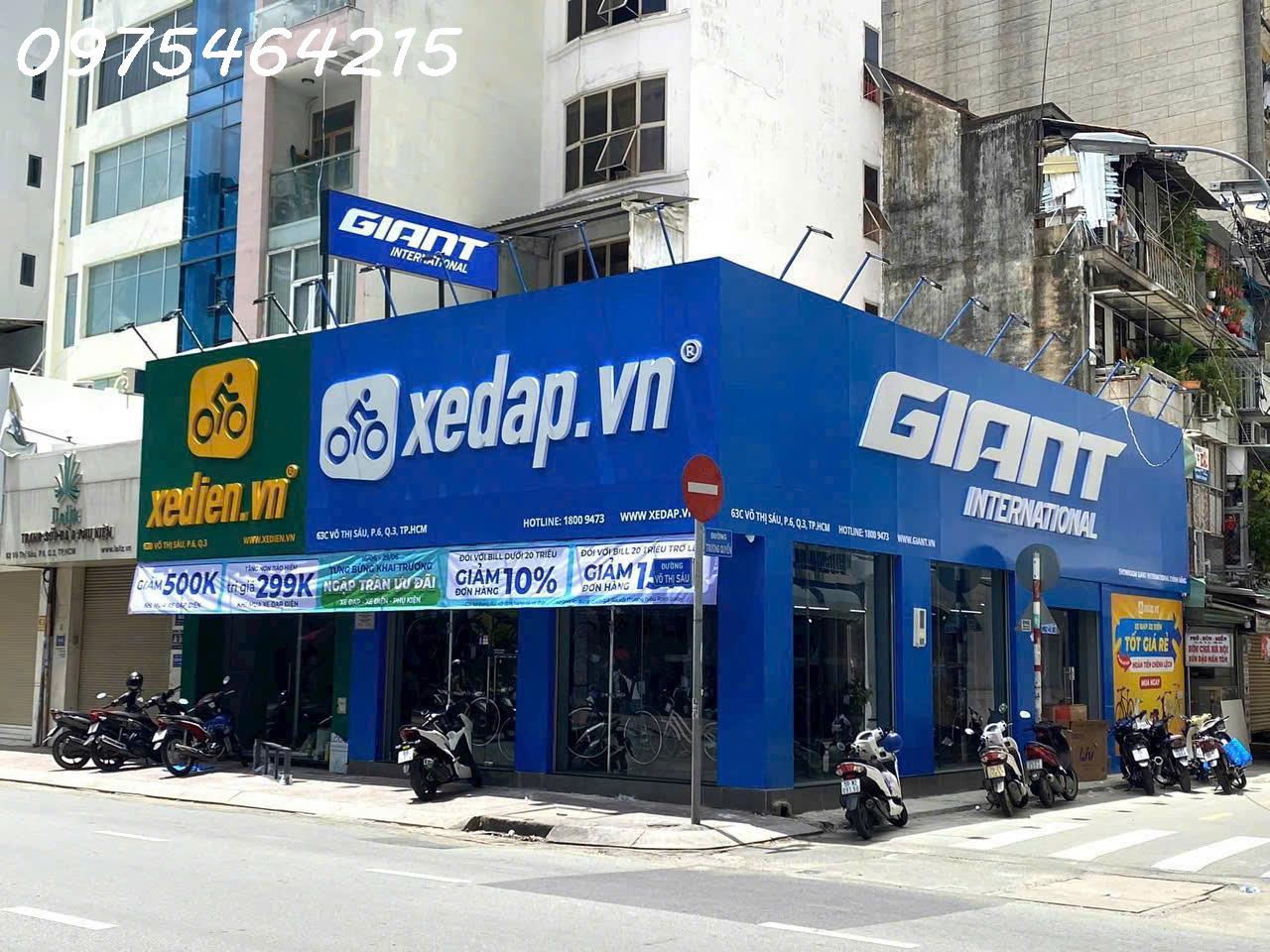 BÁN GÓC 2 MẶT TIỀN – 63C VÕ THỊ SÁU, P.6, Q.3 - Ảnh 1