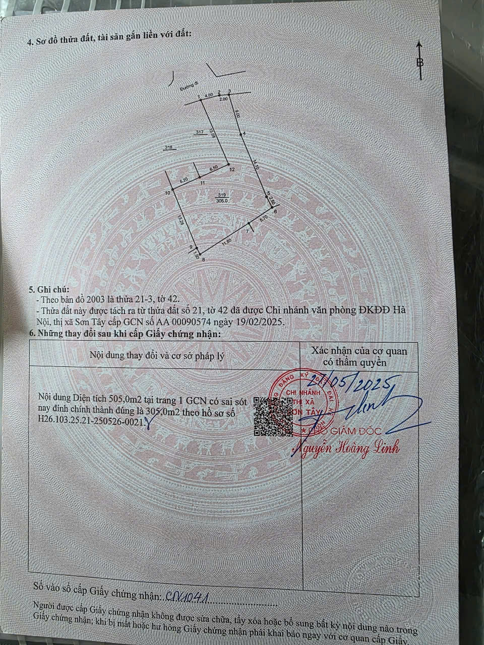 SỞ HỮU NGAY LÔ ĐẤT ĐẸP - GIÁ TỐT - Vị Trí Đắc Địa Tại Thôn Nhân Lý, Xã Xuân Sơn, TX Sơn Tây, TPHN - Ảnh 3