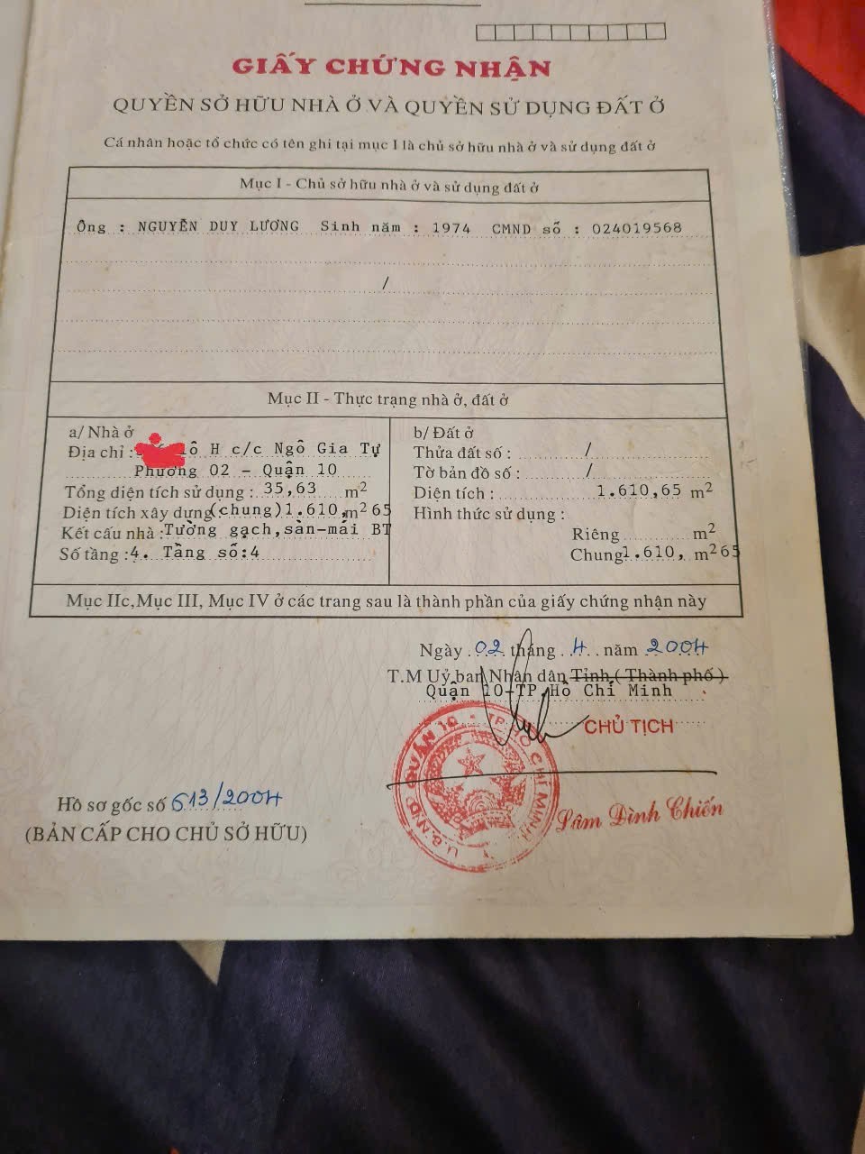 NHÀ ĐẸP - GIÁ TỐT Chính Chủ - BÁN NHÀ CHUNG CƯ NGÔ GIA TỰ - LÔ H, MẶT TIỀN ĐƯỜNG SƯ VẠN HẠNH QUẬN 10 - Ảnh chính