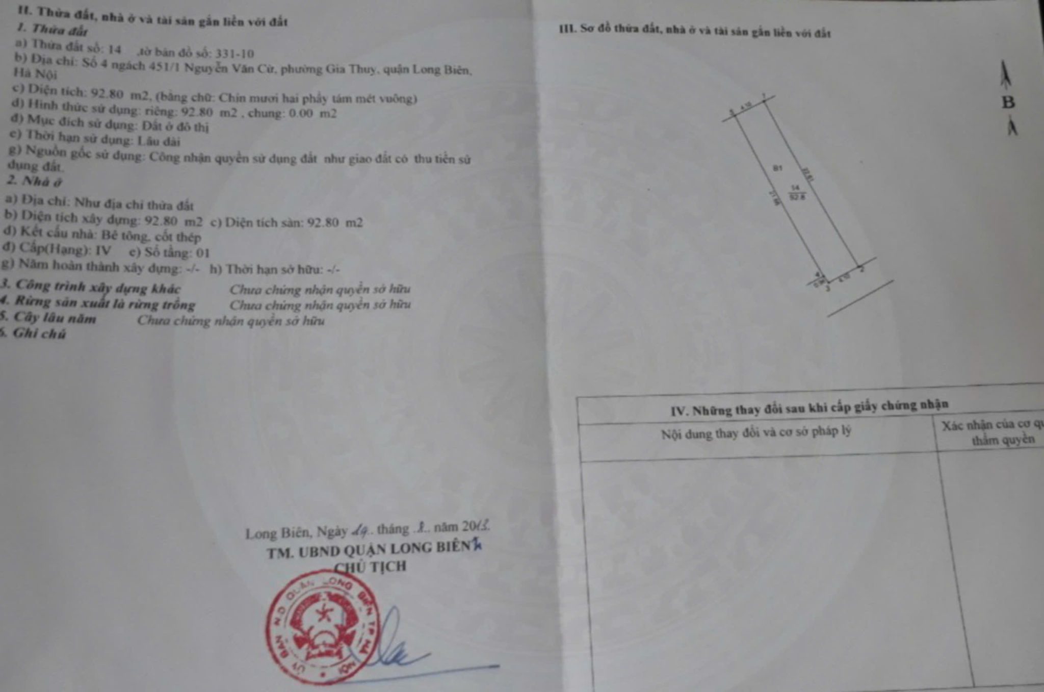CẦN BÁN MẢNH ĐẤT ĐẸP – NGÕ 451/1 NGUYỄN VĂN CỪ, LONG BIÊN - Ảnh 2
