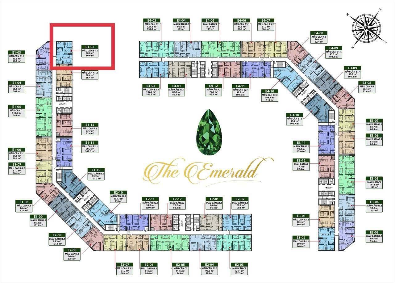 BÁN NHANH CĂN HỘ 3PN – TÒA E1 CT8 MỸ ĐÌNH – FULL NỘI THẤT – VIEW BỂ BƠI – GIÁ 6,95  TỶ - Ảnh chính