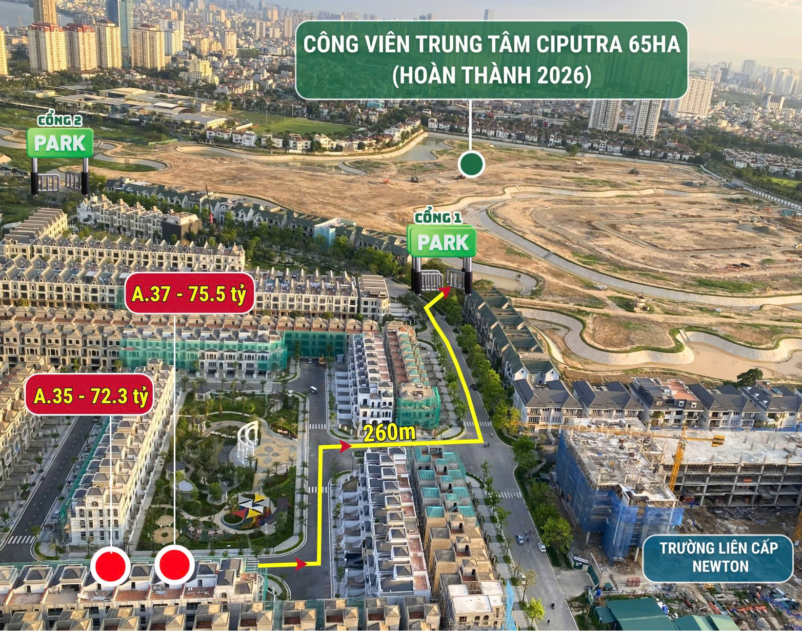 BTLK 140m2 HƯỚNG NAM – SIÊU PHẨM ĐỘC QUYỀN CHỈ CÒN 02 CĂN! - Ảnh chính