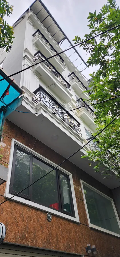 NHÀ ĐẸP PHỐ Hồng Tiến NGÕ THÔNG Ô TÔ VÀO NHÀ  41.8 m2 X 6 tầng,mặt tiền 3.5m, 12.3 tỷ Long Biên. - Ảnh chính