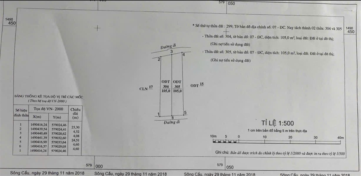 HÍNH CHỦ  CẦN BÁN GẤP 2  LÔ ĐẤT TẠI  TRUNG TÂP THỊ XÃ SÔNG CẦU - Ảnh chính