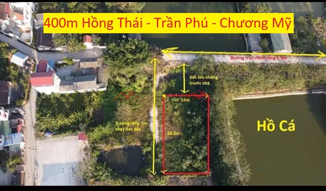 CHÍNH CHỦ BÁN LÔ ĐẤT 400M TẠI TRẦN PHÚ-CHƯƠNG MỸ-HÀ NỘI - Ảnh chính