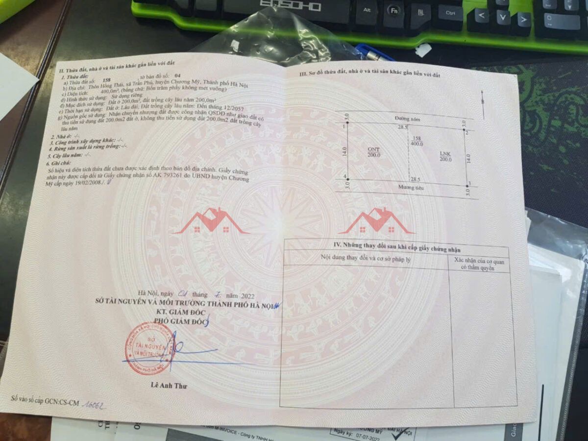 CHÍNH CHỦ BÁN LÔ ĐẤT 400M TẠI TRẦN PHÚ-CHƯƠNG MỸ-HÀ NỘI - Ảnh 4