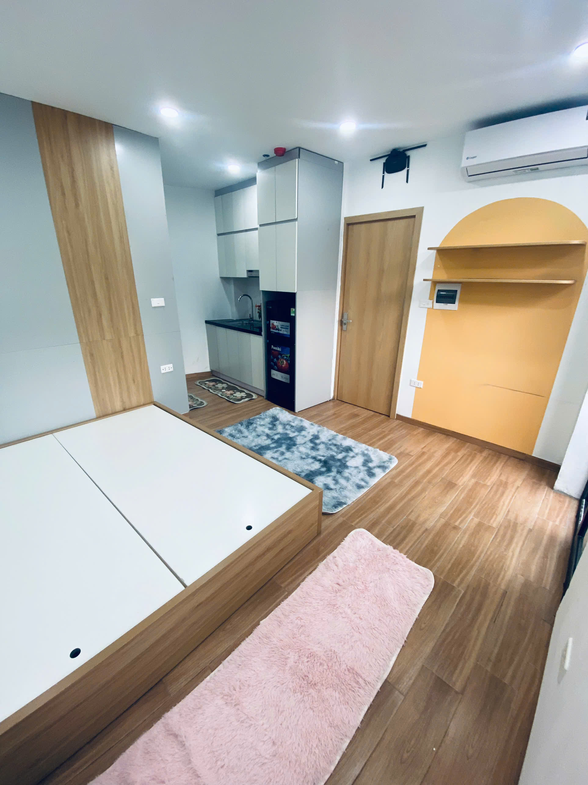 (Cực hiếm) Căn hộ Studio 25m2 cao cấp mới khai trương tại ngõ 103 Pháo Đài Láng - Nội thất cao cấp - Ảnh 2