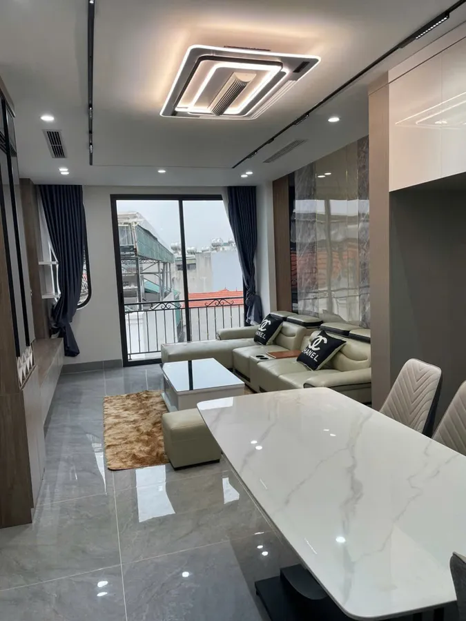 NHÀ MỚI 6 TẦNG Ô TÔ VÀO NHÀ Phố Nguyễn Văn Linh-Long Biên 43.1m2,mặt tiền 3.6m, 9.3 tỷ. - Ảnh 2
