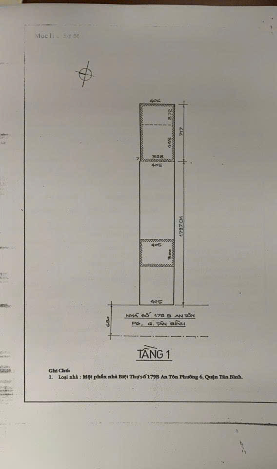 Bán nhà Mặt tiền 5 An Tôn, phường 6, Quận Tân Bình. - Ảnh chính