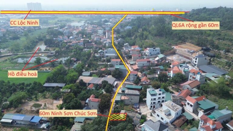 CHÍNH CHỦ BÁN LÔ ĐẤT 60M TẠI TT CHÚC SƠN-CHƯƠNG MỸ-HÀ NỘI - Ảnh 1