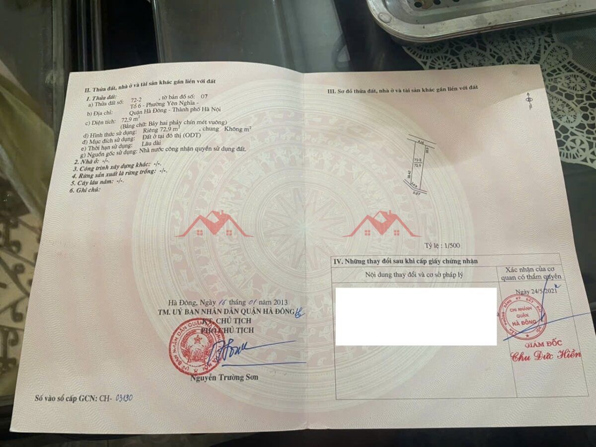 CHÍNH CHỦ BÁN LÔ ĐẤT 72,9M TẠI TỔ 6 YÊN NGHĨA-HÀ ĐÔNG-HÀ NỘI - Ảnh 4