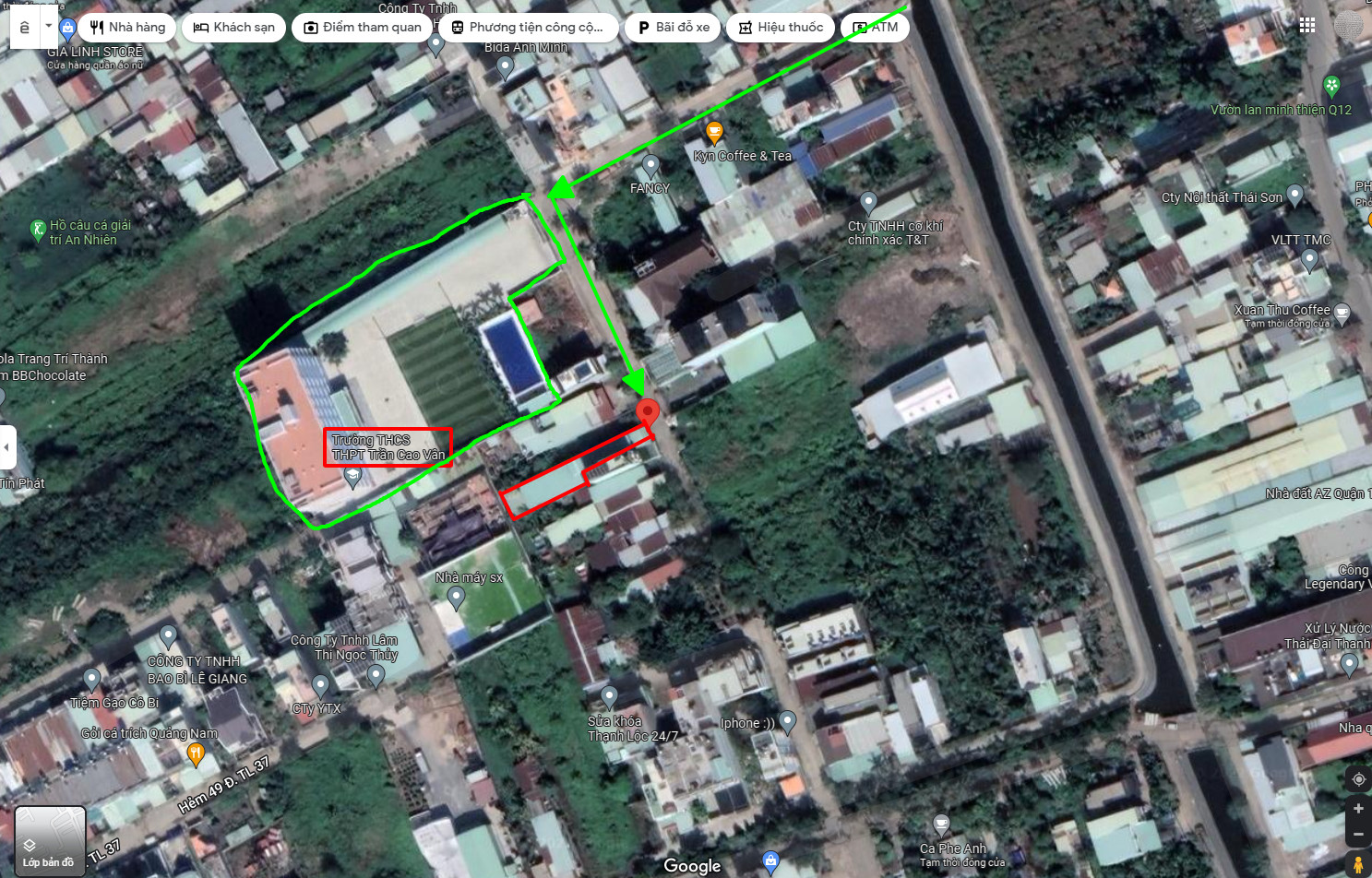 36  - ĐẤT THẠNH LỘC 40, NGAY CỔNG TRƯỜNG HỌC TRẦN CAO VÂN-229M2 THỔ CƯ - 9,3 tỷ - Ảnh 2