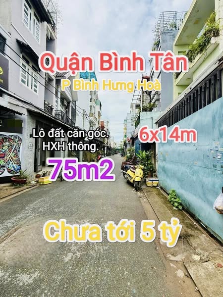 GIÁP AEON - LÔ GÓC HẺM 6M THÔNG - SỔ MỚI 2025 - 75M NHỈNH 4 TỶ - Ảnh chính