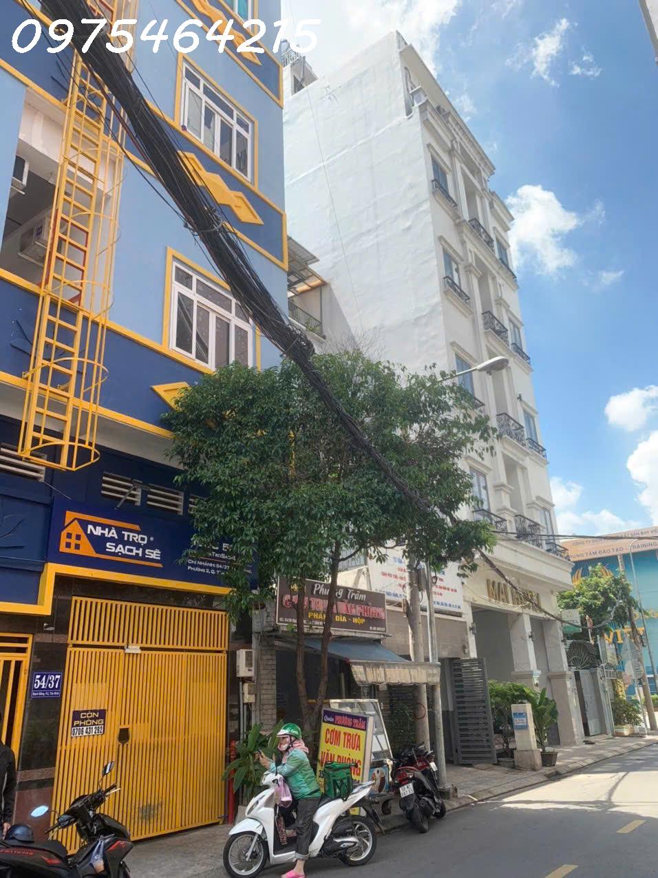 Bán khách sạn 7 tầng, 33 phòng tại Bạch Đằng, Phường 2, Tân Bình – gần sân bay, giá 40 tỷ - Ảnh 1
