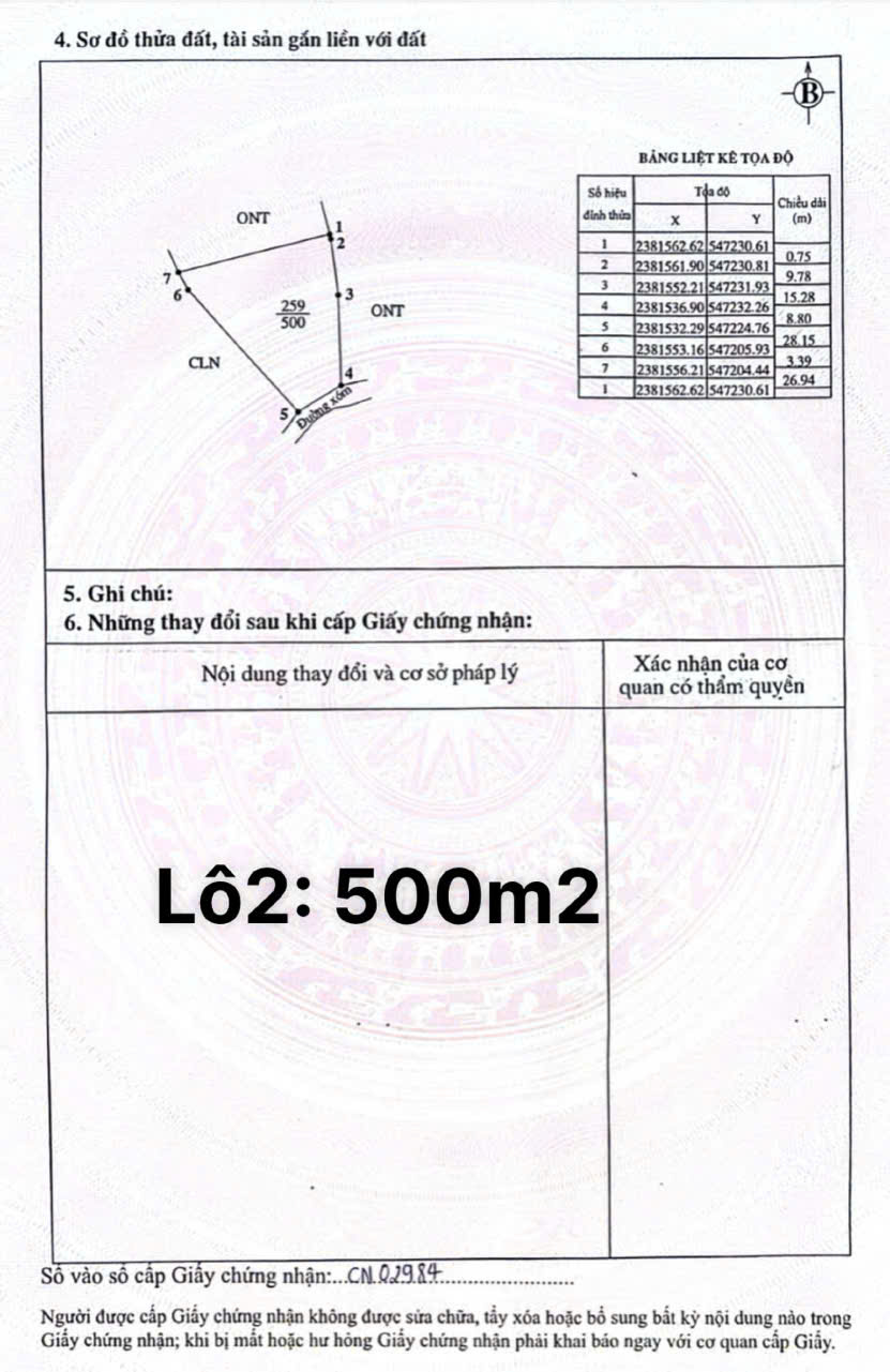 Chính chủ cần bán Nhanh 2 Lô Đất Liền Kề Tại Khu 2 – Xã Chân Mộng – Đoan Hùng – Phú Thọ. - Ảnh 1