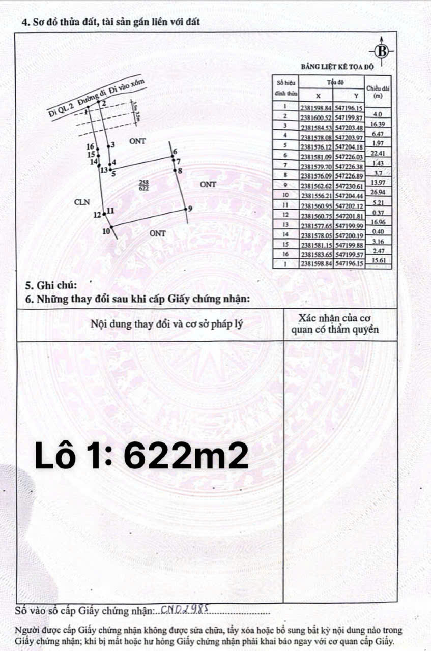 Chính chủ cần bán Nhanh 2 Lô Đất Liền Kề Tại Khu 2 – Xã Chân Mộng – Đoan Hùng – Phú Thọ. - Ảnh 3