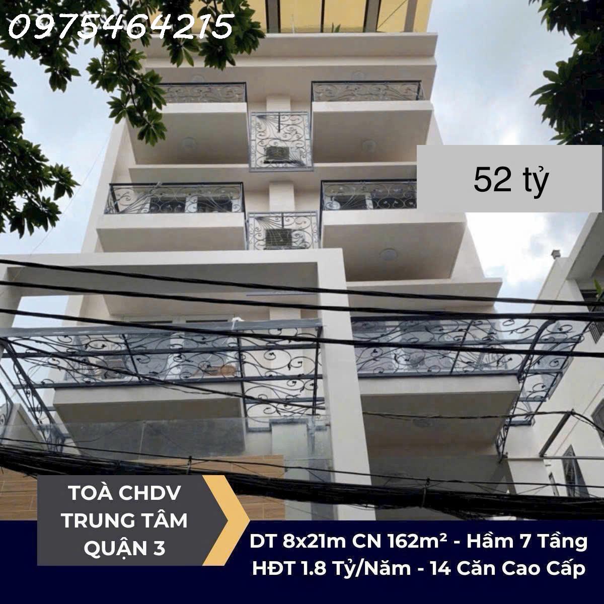 Bán nhà hẻm lớn Lý Chính Thắng, Quận 3 – HĐT 150 triệu/tháng – Diện tích khủng 162m² – Giá chỉ 52 tỷ - Ảnh chính