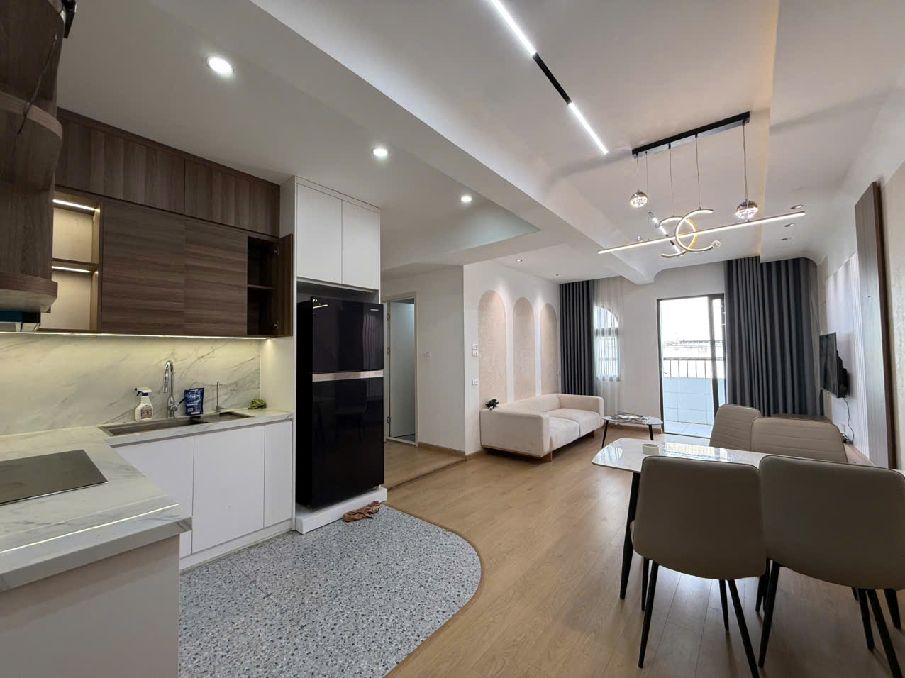 Bán căn hộ chung cư sổ đỏ Nơ 1A Linh Đàm, quận Hoàng Mai, 73m2, 3 ngủ, 4.0x tỷ - Ảnh 1