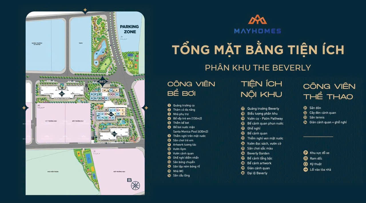 Bán căn hộ đẹp tại The Beverly - Vinhomes Ocean Park, 2,740 tỷ, 43,3m2 Đa Tốn, Gia Lâm, Hà Nội - Ảnh 1