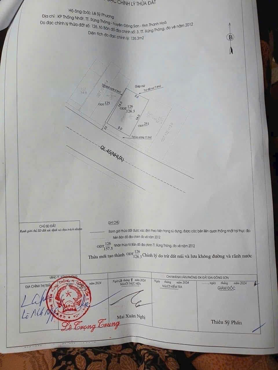 ĐẤT ĐẸP - CHÍNH CHỦ Cần Bán Tại Khu Phố Thống Nhất, Phường Rừng Thông, TP. Thanh Hóa, T. Thanh Hóa. - Ảnh chính