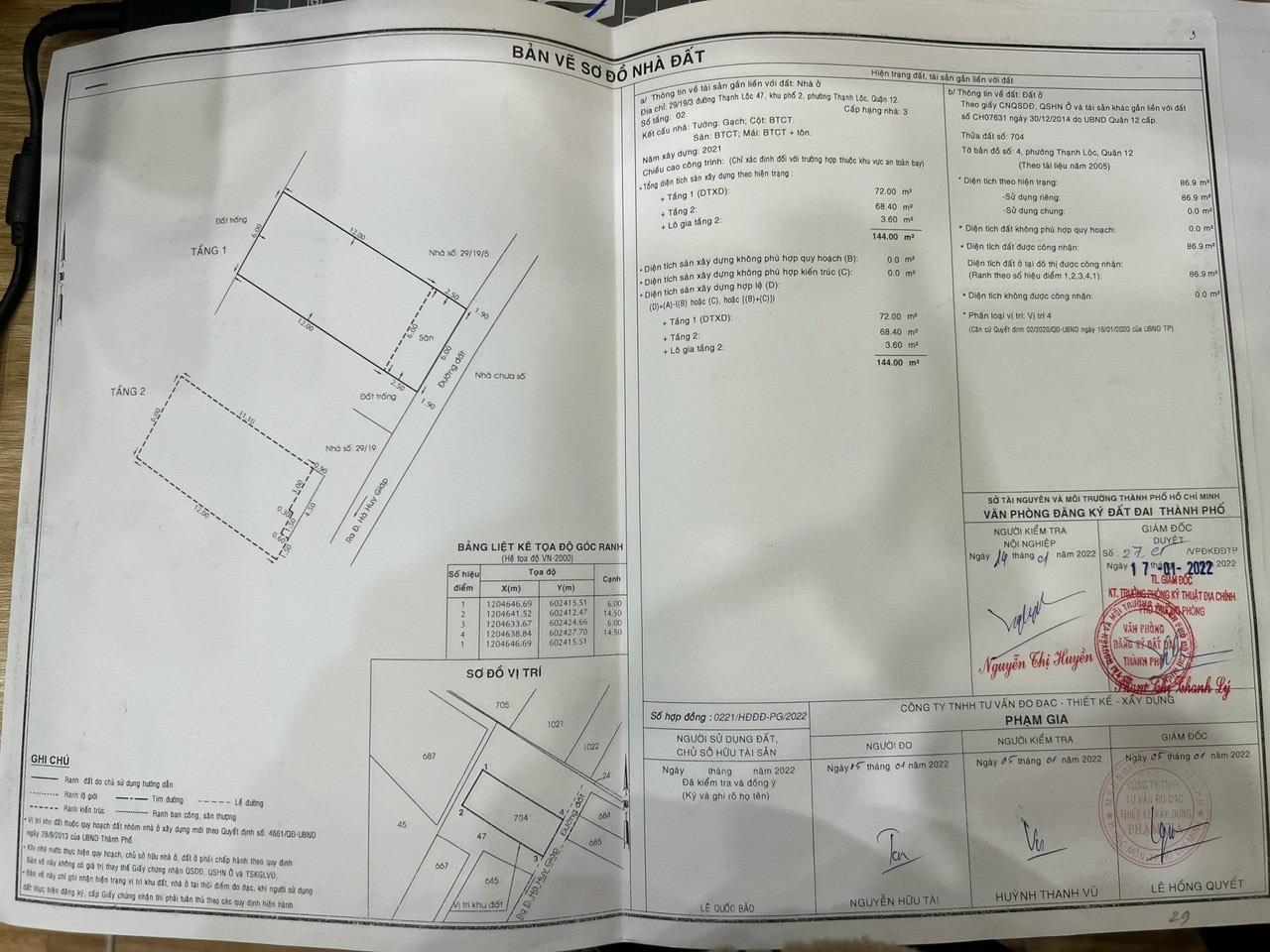7. NHÀ SỔ HỒNG  -3PN- THẠNH LỘC 47-43M2 THỔ CƯ - 2,43 tỷ - Ảnh 4