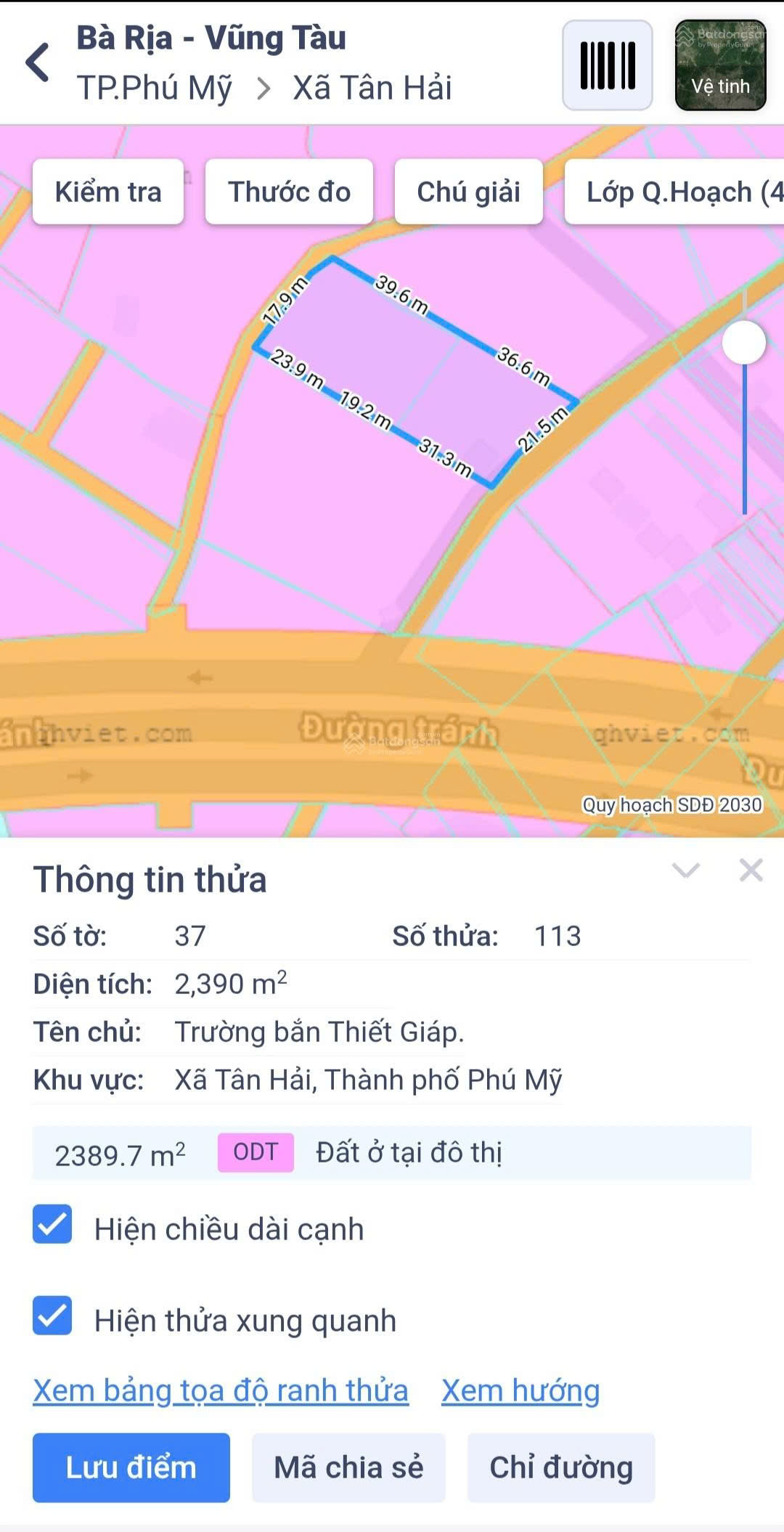 Bán đất tuyến tránh phường Tân Hải Tp. Phú Mỹ Vũng Tàu - Ảnh 3