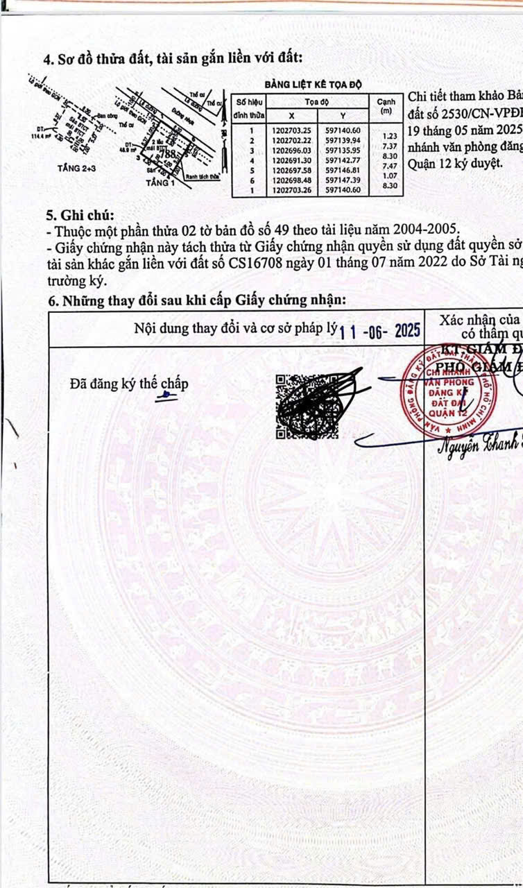 Cần bán cặp nhà (8.3X8.8) 1 trệt 1 lầu ngay mặt tiền THÔNG Hiệp Thành 20, Quận 12 - Ảnh 3