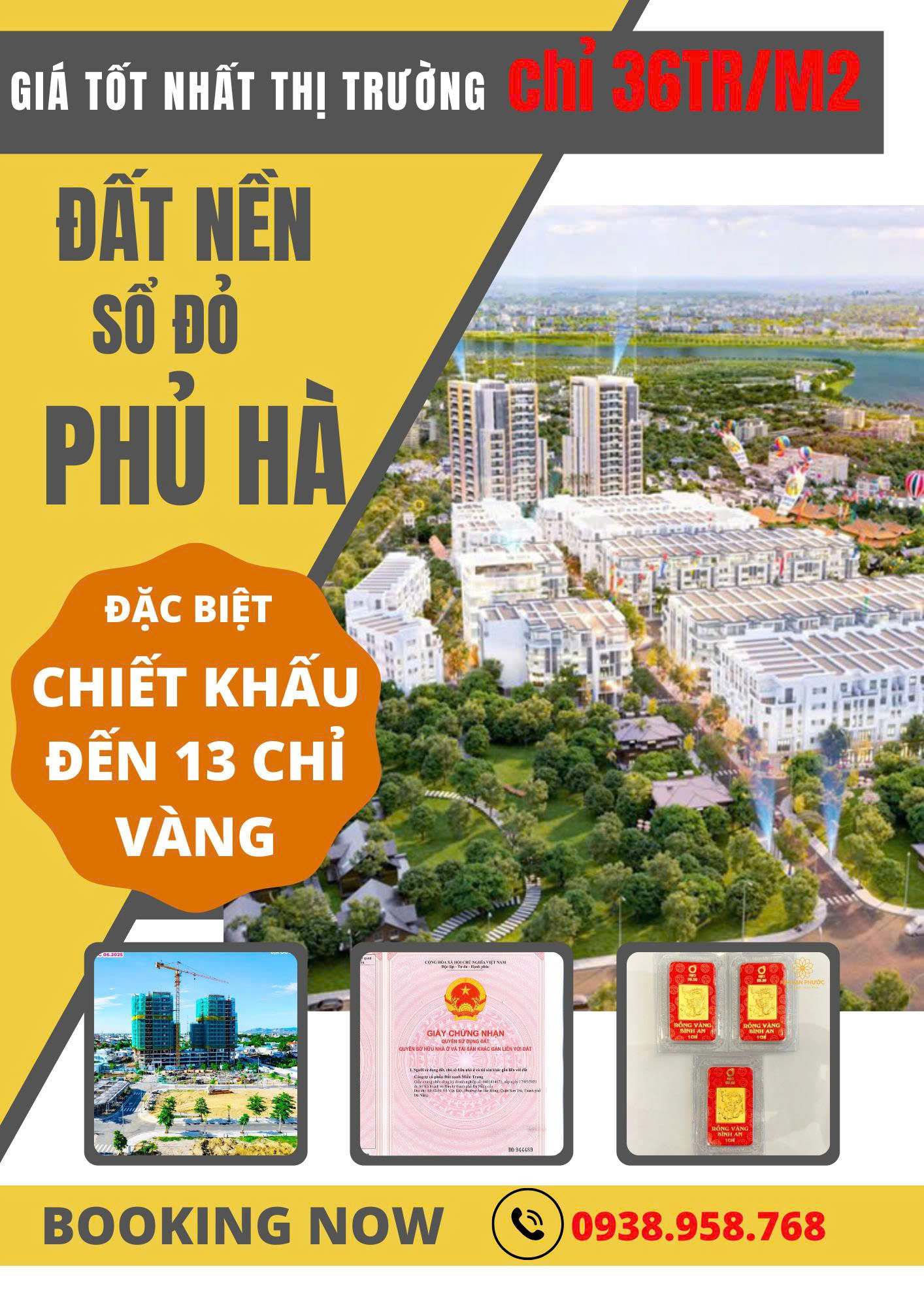 ► Ưu đãi khủng chỉ dành cho 10 KH chốt nhanh đất nền sổ đỏ KĐT Phủ Hà, Phan Rang - Giá tốt trực - Ảnh 1