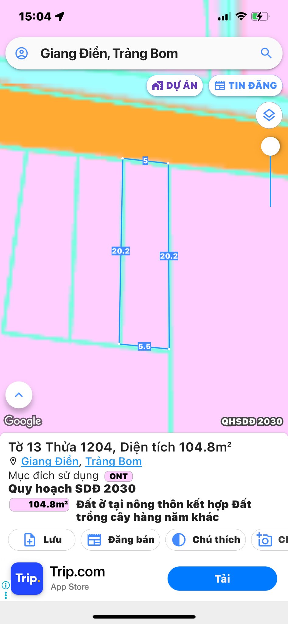 Bán 105m2 đất xã Trảng Bom, cạnh KDL thác Giang Điền, 1.25 tỷ - Ảnh chính