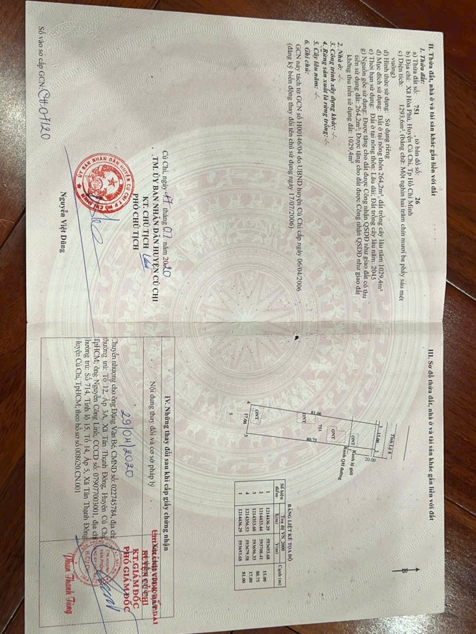 CHÍNH CHỦ GỬI Bán Nhanh Lô Đất Mặt Tiền Tỉnh Lộ 8 Xã Hòa Phú, Huyện Củ Chi, TP HCM - Ảnh 1