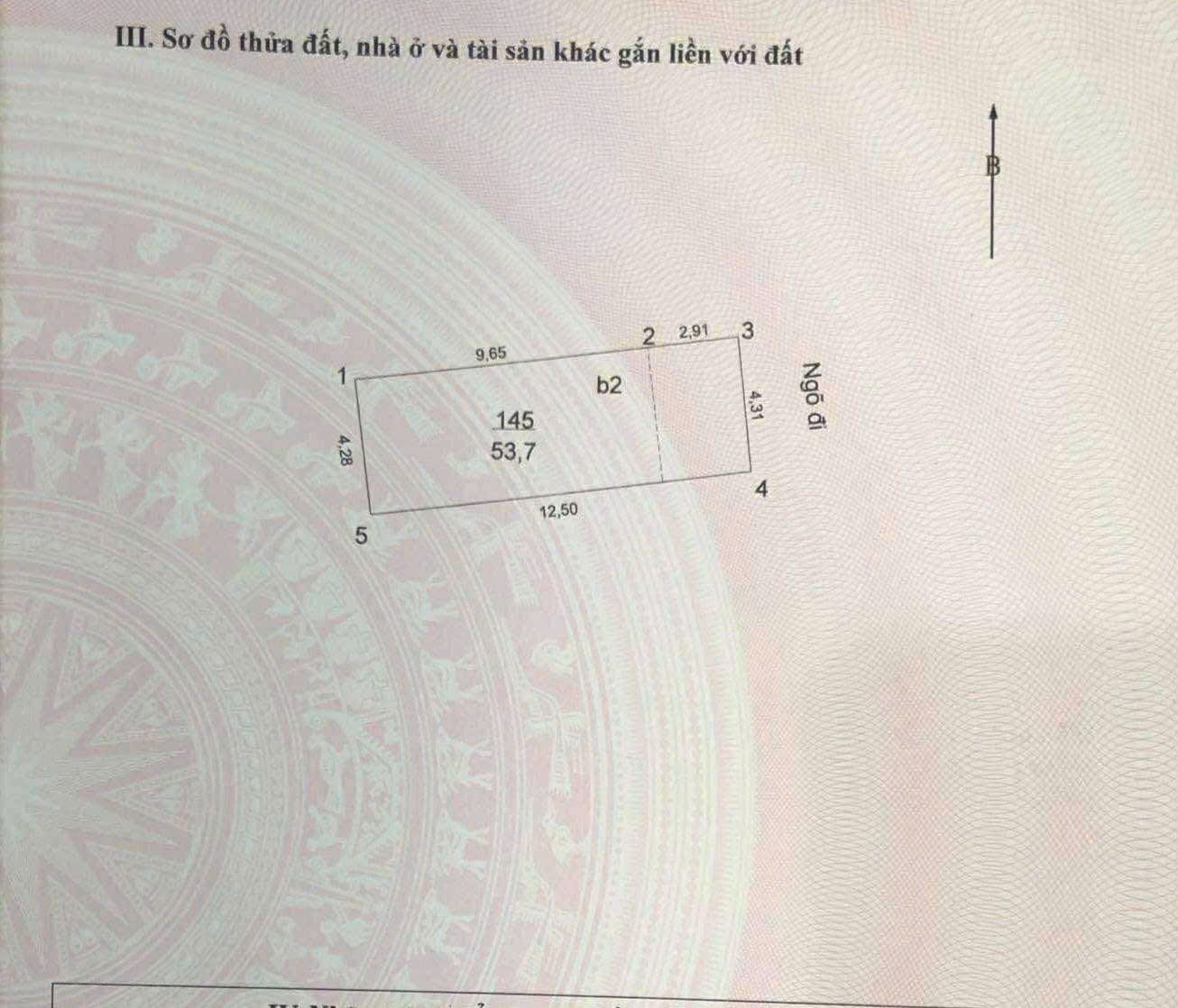 BÁN NHÀ KIM MÃ - DÂN TRÍ CAO - NGÕ THÔNG Dt 54m2 4 tầng mặt tiền 4m Giá 11.3 tỷ - Ảnh 3