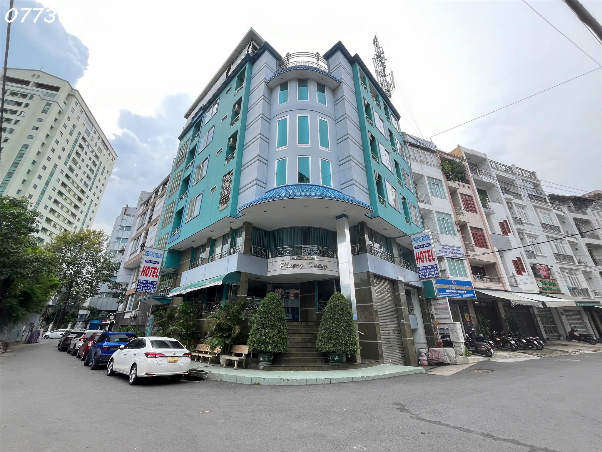 BÁN KHÁCH SẠN GÓC 2 MẶT TIỀN – HOÀNG SA, ĐAKAO, Q1. DT 18X20M, HẦM 7 TẦNG - Ảnh chính