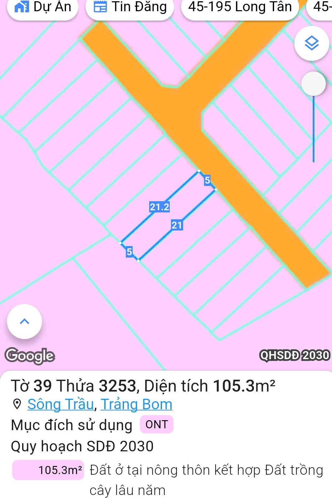 Bán đất xã Trảng Bom, cạnh thác Đá Hàn, mua ở đầu tư 105m2 giá 899 tr - Ảnh 3