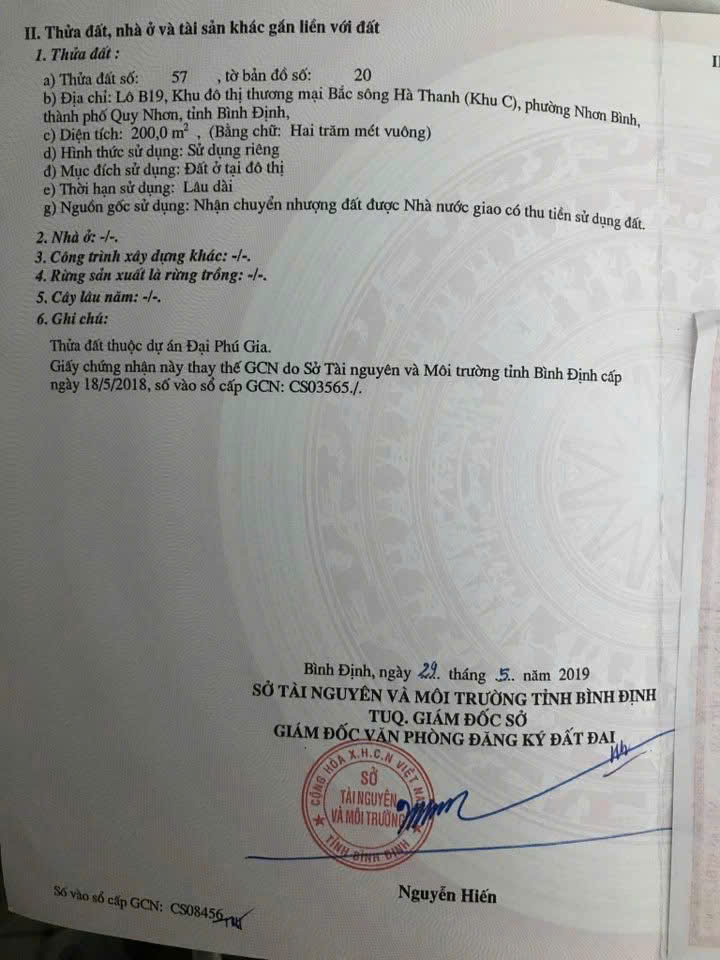 Chính Chủ Bán Nhanh Lô Đất Trong Khu Biệt Thự Đại Phú Gia Tại  Thành Phố Quy Nhơn, Bình Định - Ảnh 1