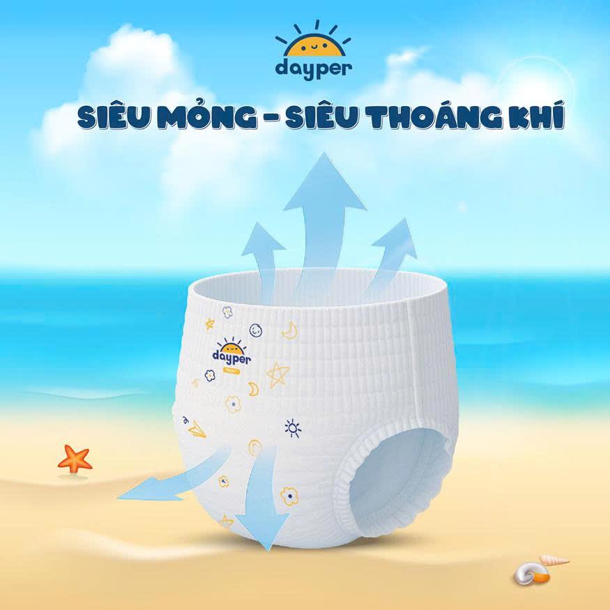 THÔNG TIN SẢN PHẨM TÃ DAYPER -  Tã/bỉm quần Dayper đủ size - Super Hive Dry mới, thấm hút gấp 6 lần - Ảnh 3