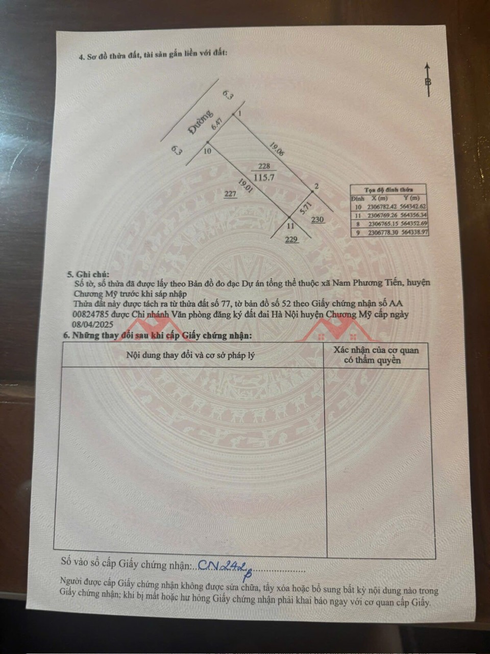 CHÍNH CHỦ CẦN BÁN 2 LÔ ĐẤT 115,7M VÀ 104,5M TẠI XUÂN MAI-CHƯƠNG MỸ-HÀ NỘI - Ảnh 3