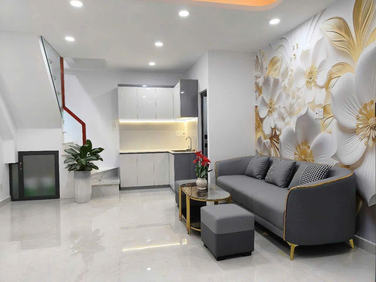 4.68 tỷ Nhà mới vị trí đẹp cách mặt tiền 2 căn 2lầu/ST BTCT Hưng Phú P9Q8 - Ảnh chính