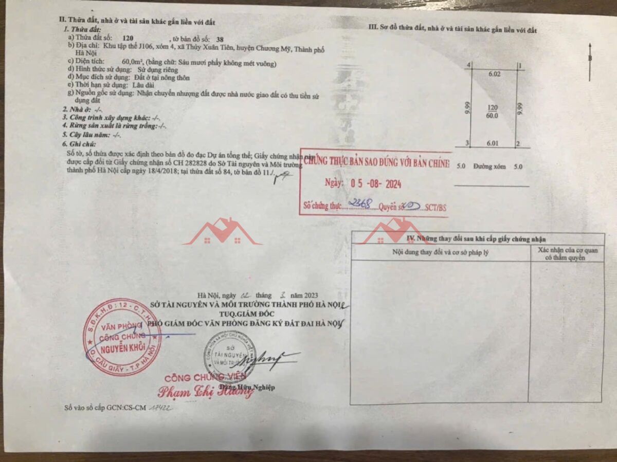 CHÍNH CHỦ CẦN BÁN LÔ ĐẤT 60M TẠI PHỤNG CHÂU-CHƯƠNG MỸ-HÀ NỘI - Ảnh 1
