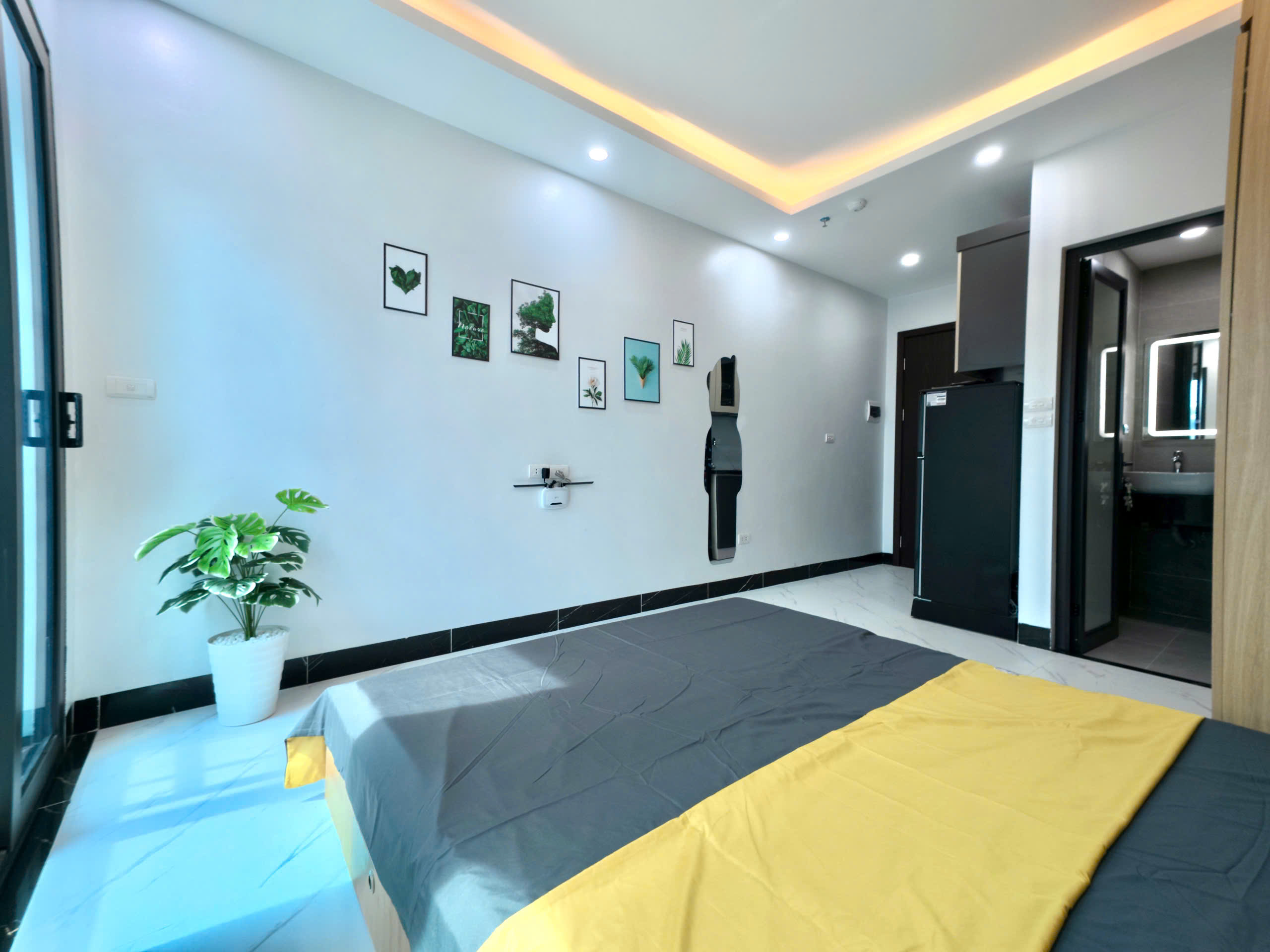 (Cực Hiếm) Căn hộ Studio cao cấp 25m2 mới khai trương tại ngõ 21 Khương Hạ - Có máy giặt riêng - Ảnh 3