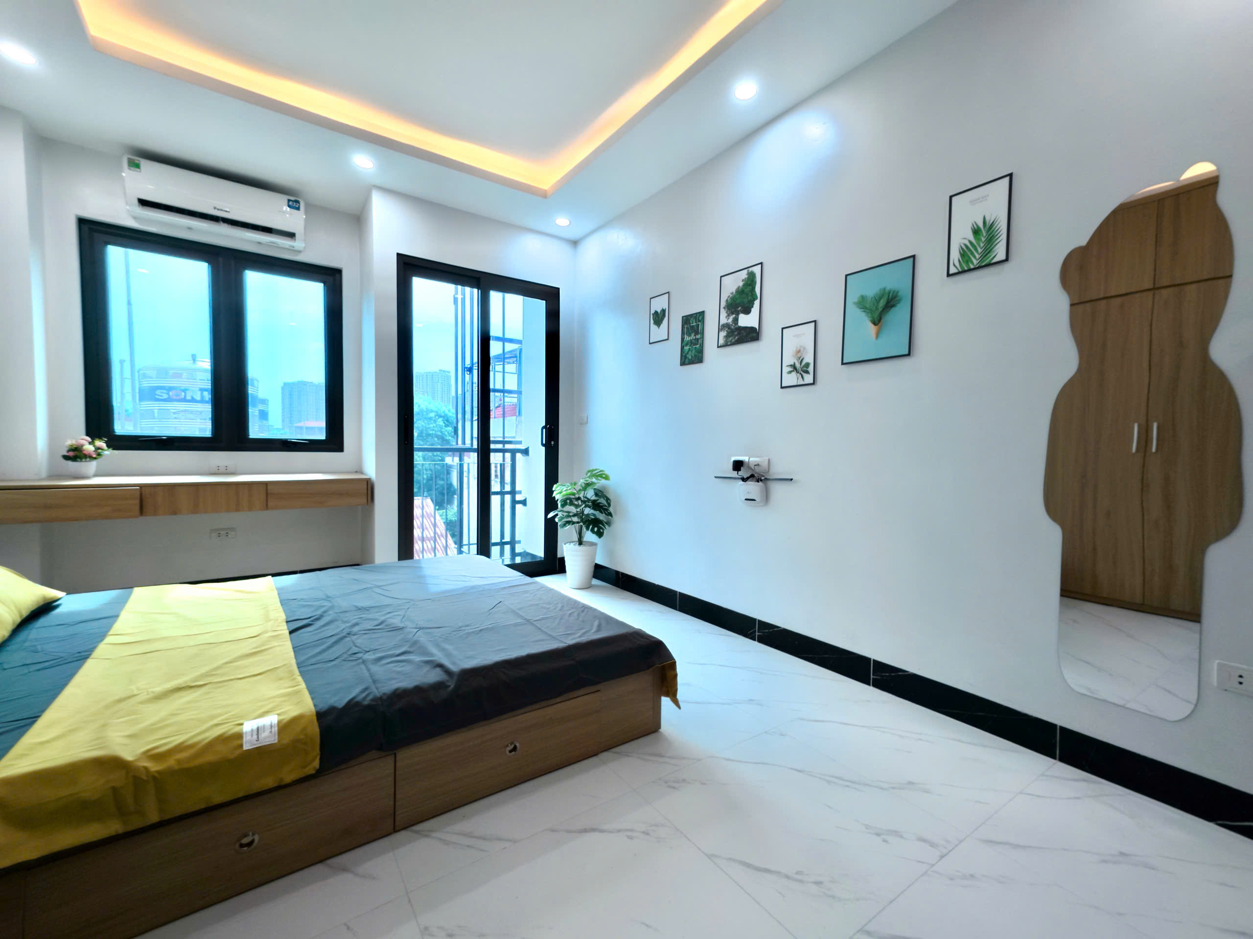(Cực Hiếm) Căn hộ Studio cao cấp 25m2 mới khai trương tại ngõ 21 Khương Hạ - Có máy giặt riêng - Ảnh 1