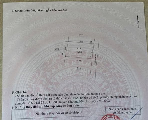 136,6m phú vinh-phú nghĩa-chương mỹ-hà nội - Ảnh chính