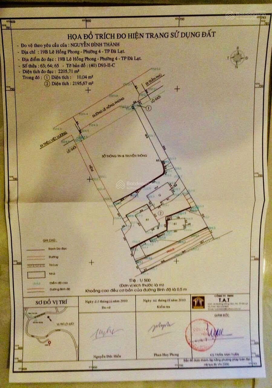 NHÀ ĐẸP – GIÁ TỐT – CẦN BÁN NHÀ ĐẤT BIỆT THỰ  tại 19B, Lê Hồng Phong, P.4,  TP, Đà Lạt, Lâm Đồng - Ảnh 3