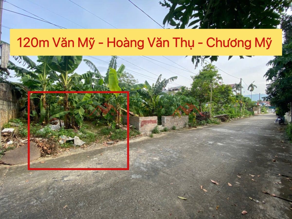 CHÍNH CHỦ CẦN BÁN LÔ ĐẤT 120M TẠI HOÀNG VĂN THỤ-CHƯƠNG MỸ-HÀ NỘI - Ảnh chính