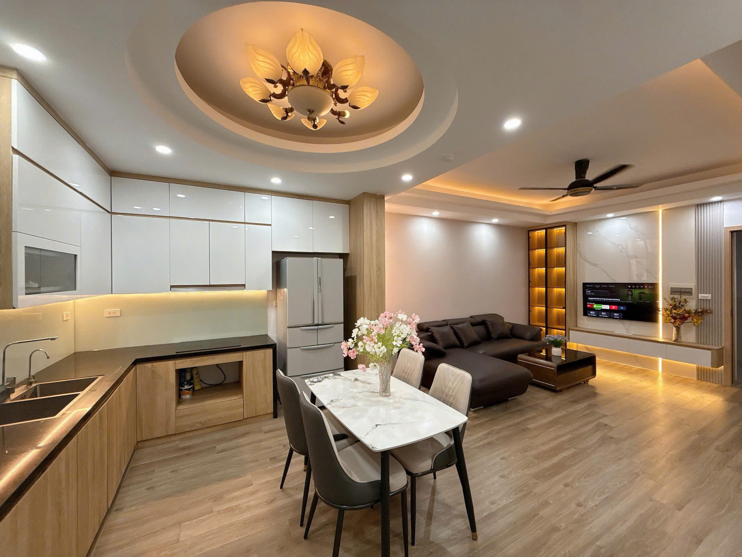 Cho thuê căn chung cư góc 80m2 full nội thất chung cư Thanh Hà Cienco 5 - Ảnh 3