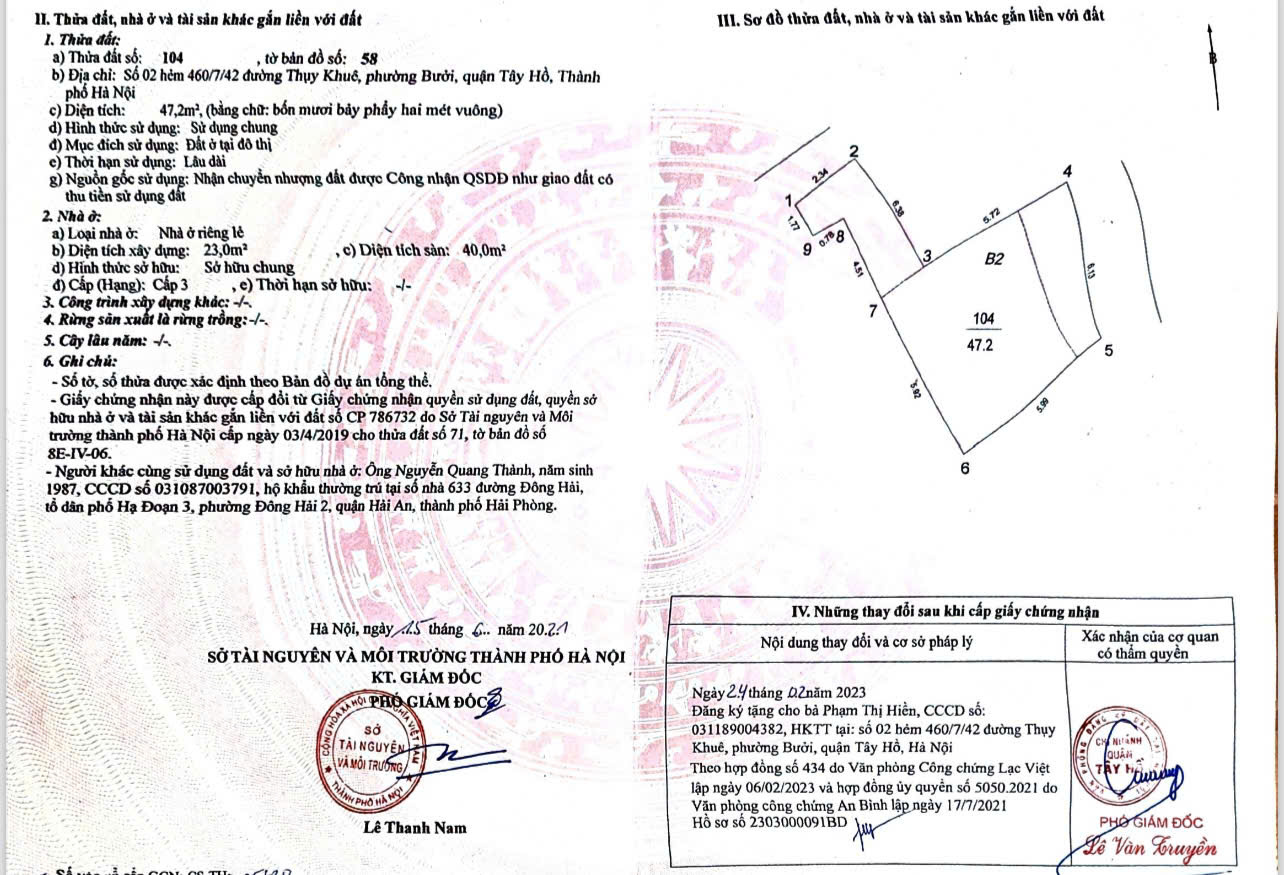 NHÀ CHÍNH CHỦ - GIÁ TỐT - Vị Trí Đẹp Tại Đường Thuỵ Khê, Phường Bưởi, Quận Tây Hồ, TPHN - Ảnh 2
