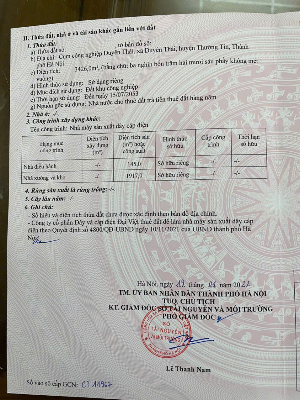 CHÍNH CHỦ CẦN SANG NHƯỢNG - VỊ TRÍ VÀNG ĐẦU KCN DUYÊN THÁI - MẶT ĐƯỜNG QUỐC LỘ 1 - Ảnh 1