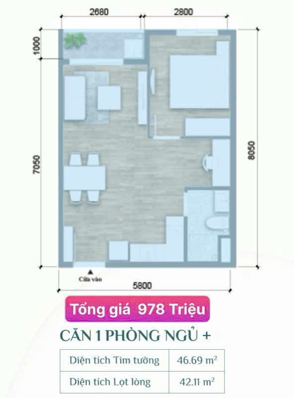 Mua nhà ở xã hội 1PN tại K‑Home chỉ với 978 triệu – Có hỗ trợ vay ngân hàng - Ảnh 1